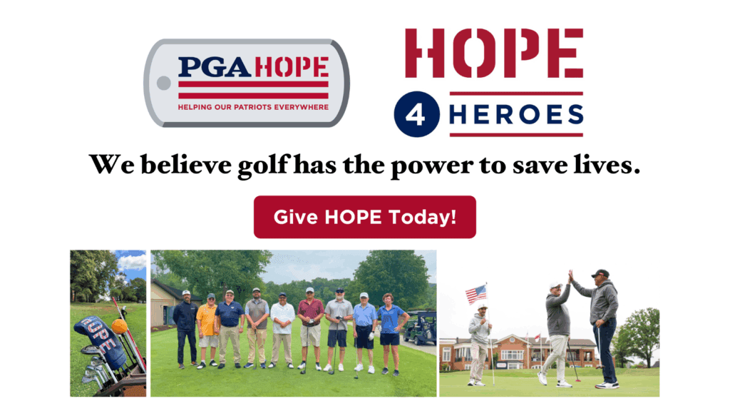 PGA HOPE 4 Heroes National Fundraising Campaign for Veterans