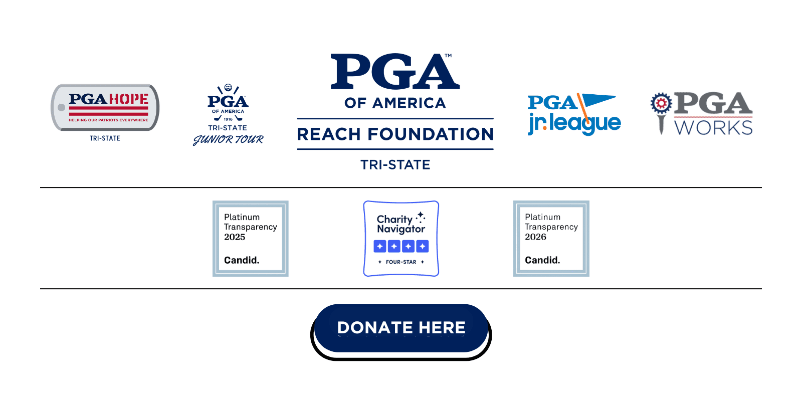 Donate PGA of America REACH Foundation Tri-State