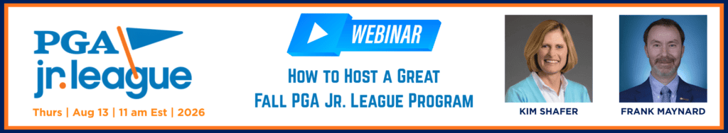 pga jr league fall golf webinar